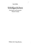 Couverture : Schlossgeschichten