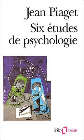 Couverture : Six études de psychologie