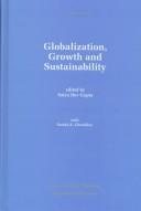 Couverture : Globalization, growth and sustainability