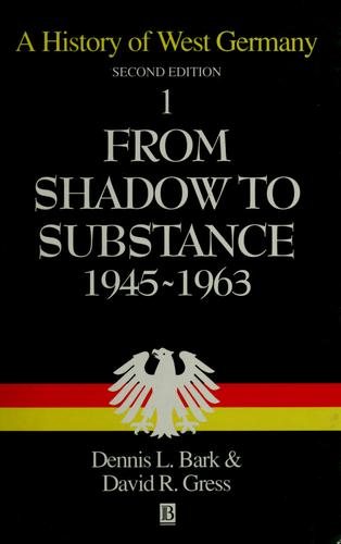 Couverture : A history of West Germany