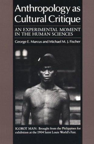 Couverture : Anthropology as cultural critique