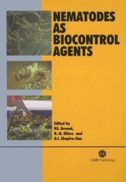Couverture : Nematodes as biocontrol agents / edited by Parwinder S. Grewal, Ralf-Udo Ehlers, David I. Shapiro-Ilan.