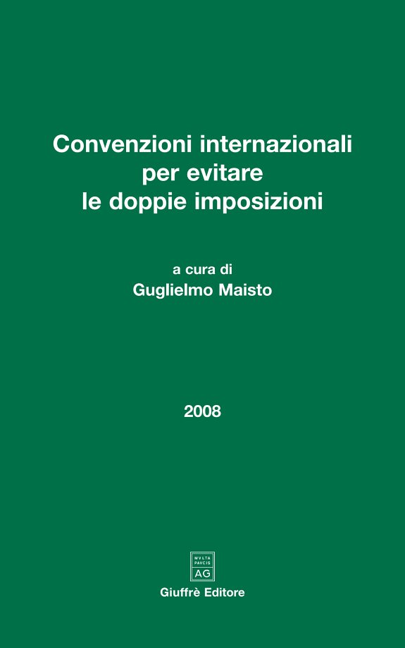 Couverture : Convenzioni internazionali per evitare le doppie imposizioni
