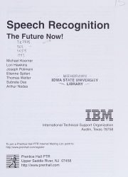 Couverture : Speech Recognition