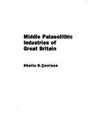 Couverture : Middle Palaeolithic industries of Great Britain