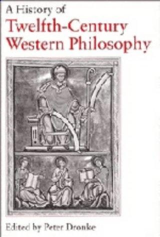 Couverture : A History of twelfth-century Western philosophy