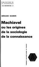 Couverture : Machiavel