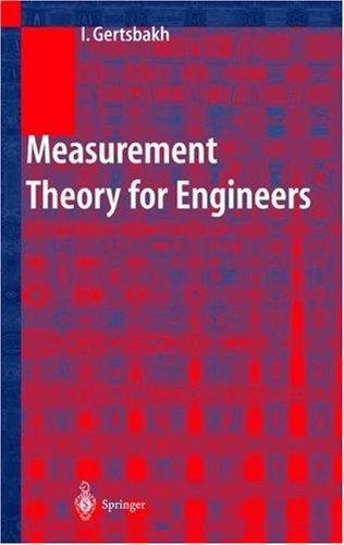 Couverture : Measurement Theory for Engineers (Engineering Online Library)