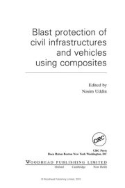 Couverture : Blast protection of civil infrastructures and vehicles using composites