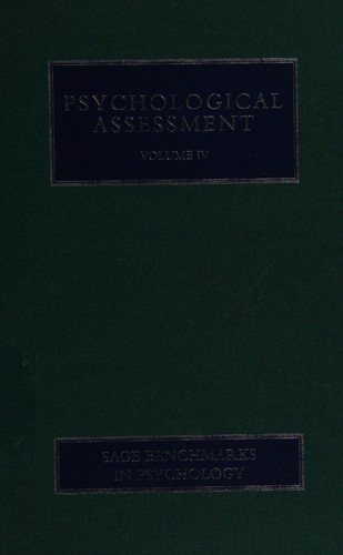 Couverture : Psychological Assessment