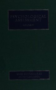 Couverture : Psychological Assessment