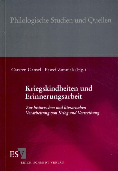 Couverture : Kriegskindheiten und Erinnerungsarbeit