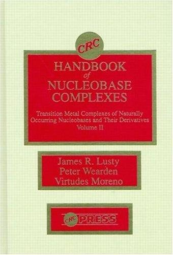 Couverture : CRC handbook of nucleobase complexes