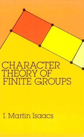 Couverture : Character theory of finite groups