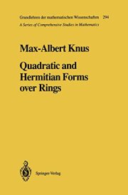 Couverture : Quadratic and Hermitian Forms over Rings