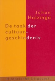 Couverture : De taak der cultuurgeschiedenis
