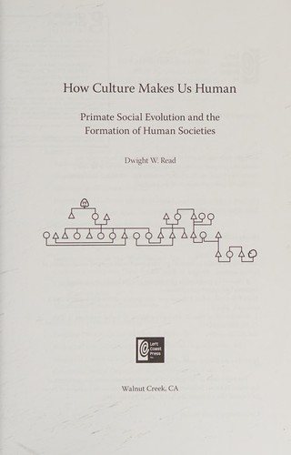 Couverture : How Culture Makes Us Human