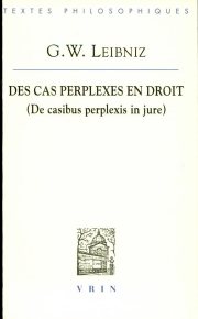Couverture : G. W. Leibniz