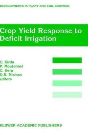 Couverture : Crop yield response to deficit irrigation