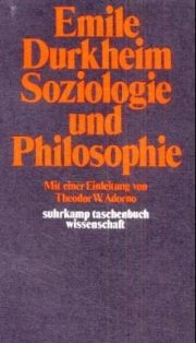 Couverture : Soziologie und Philosophie.