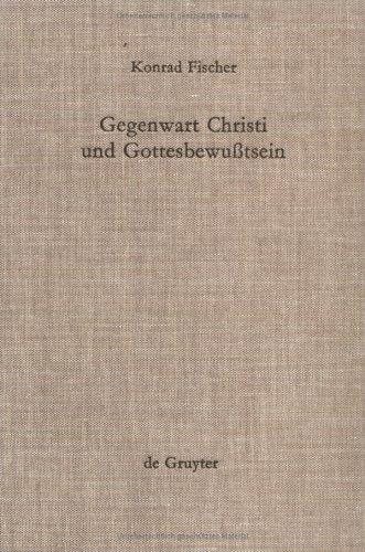 Couverture : Gegenwart Christi und Gottesbewusstsein