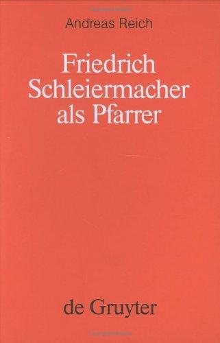 Couverture : Friedrich Schleiermacher als Pfarrer an der Berliner Dreifaltigkeitskirche 1809-1834