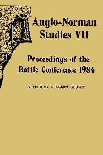 Couverture : Anglo-Norman Studies VII