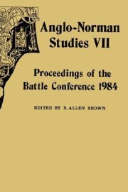 Couverture : Anglo-Norman Studies VII