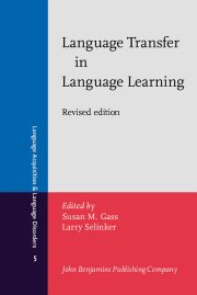 Couverture : Language Transfer in Language Learning