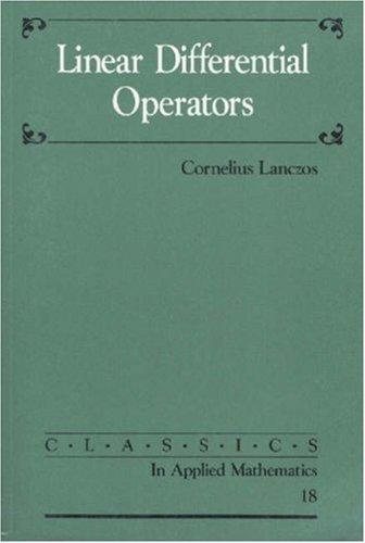 Couverture : Linear Differential Operators (Classics in Applied Mathematics)