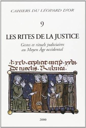 Couverture : Les rites de la justice