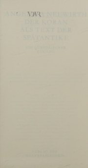 Couverture : Der Koran als Text der Spätantike