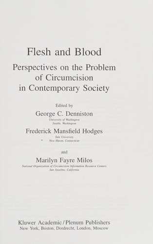 Couverture : Flesh and blood