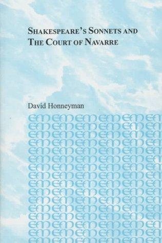 Couverture : Shakespeare's sonnets and the Court of Navarre