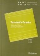 Couverture : Ferroelectric ceramics