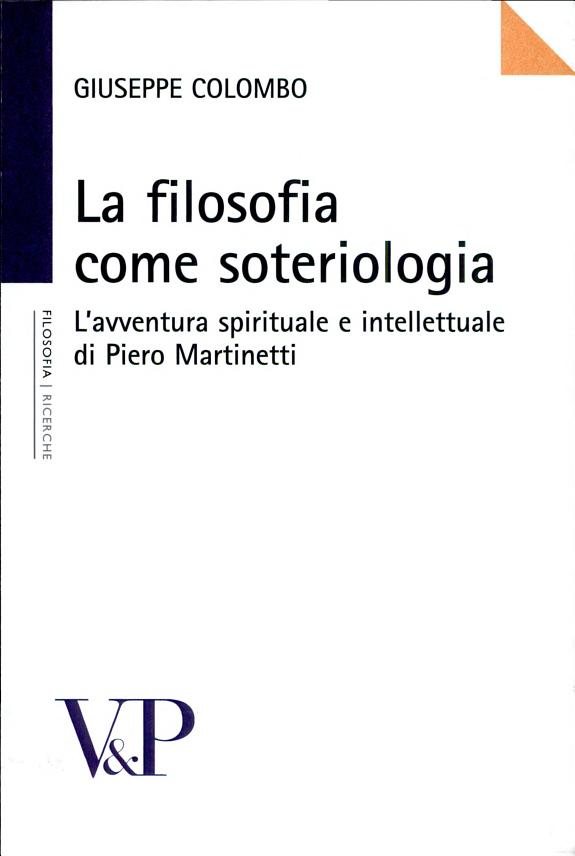 Couverture : La filosofia come soteriologia