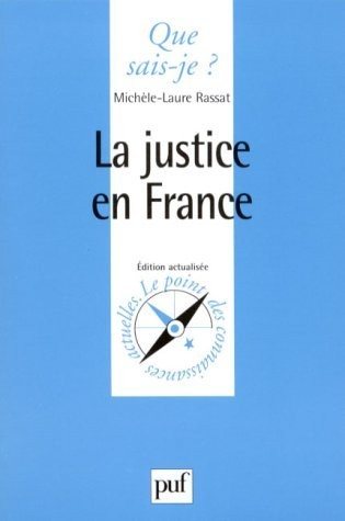 Couverture : La justice en France