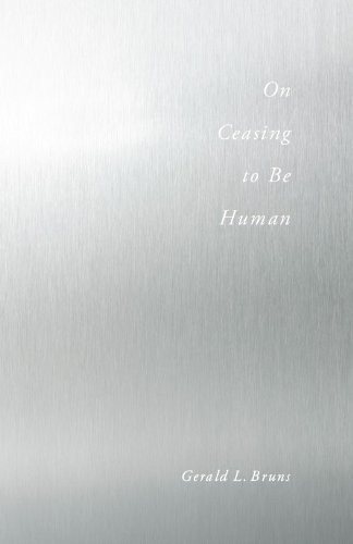 Couverture : On Ceasing to Be Human