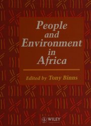 Couverture : People and environment in Africa