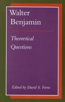 Couverture : Walter Benjamin