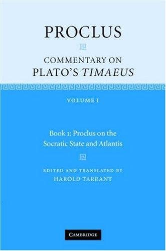 Couverture : Commentary on Plato's Timaeus