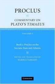 Couverture : Commentary on Plato's Timaeus