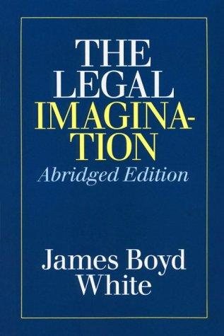 Couverture : The Legal Imagination