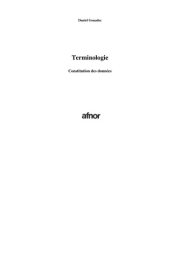 Couverture : Terminologie