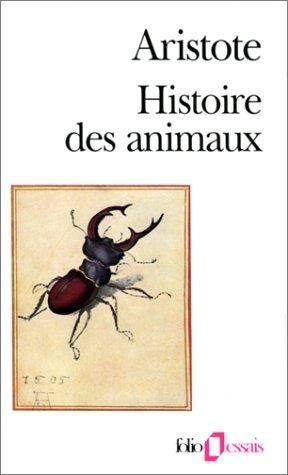 Couverture : Histoire des animaux