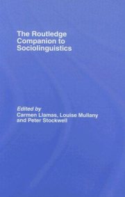 Couverture : The Routledge Companion to Sociolinguistics