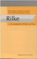 Couverture : Rilke, ein europäischer Dichter aus Prag