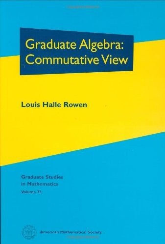 Couverture : Graduate algebra