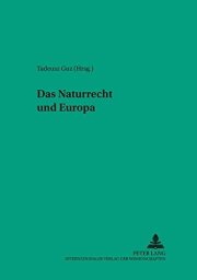 Couverture : Das Naturrecht und Europa