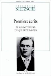 Couverture : Premiers écrits